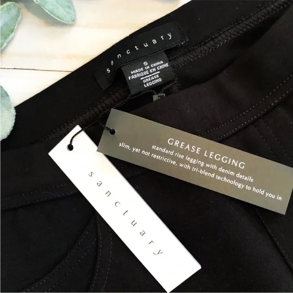 Anthropologie Sanctuary Grease Leggings, size small, NWT - Picture 4 of 8